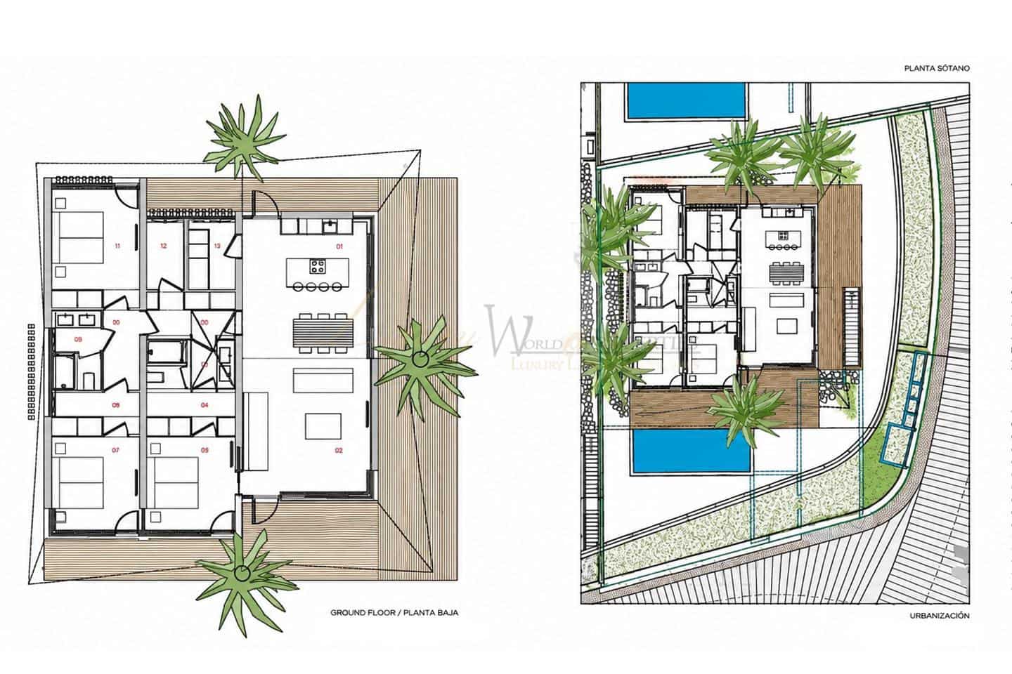 3 soverom Villa til salgs i Guia de Isora med svømmebasseng garasje - € 2 150 000 (Ref: 10154310)