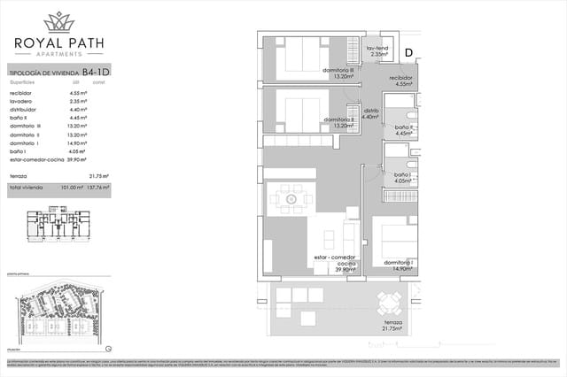 3 chambre Appartement à vendre à La Orotava avec piscine garage - 600 000 € (Ref: 10183849)