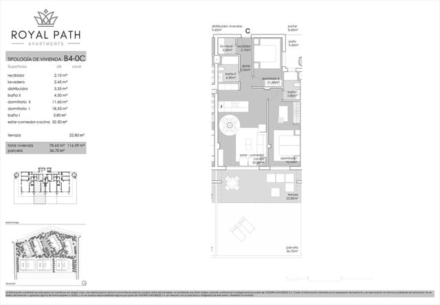 2 quarto Apartamento para venda em La Orotava com piscina garagem - 415 000 € (Ref: 10183850)