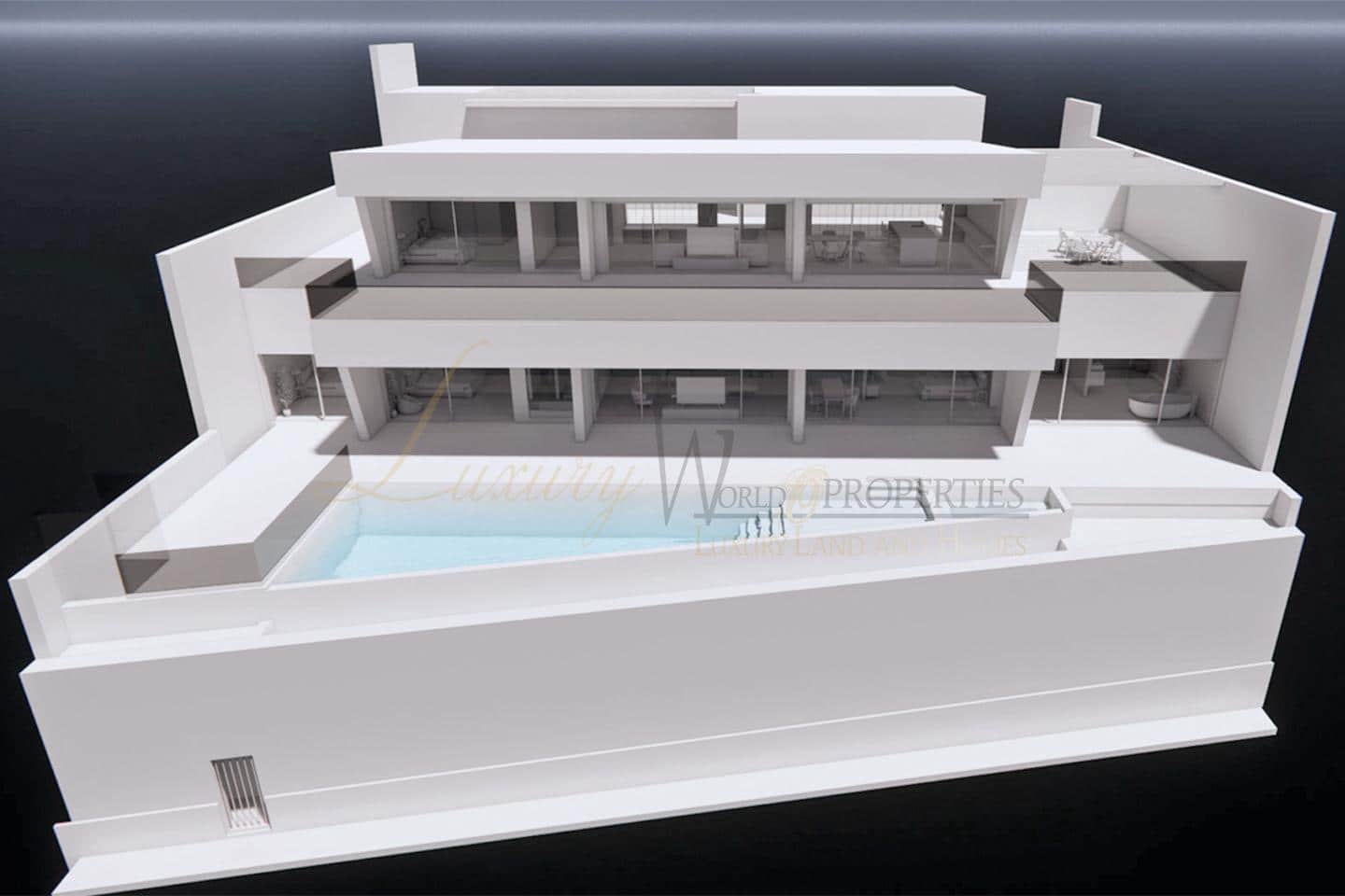 4 camera da letto Villa in vendita in Costa Adeje con piscina garage - 4.400.000 € (Rif: 9080727)