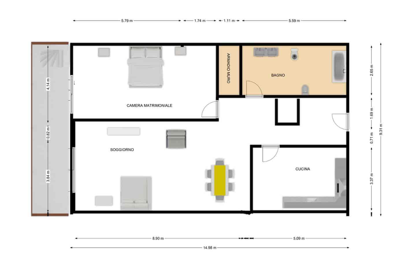 1 slaapkamer Flat te koop in Los Cristianos met zwembad - € 295.000 (Ref: 9163211)