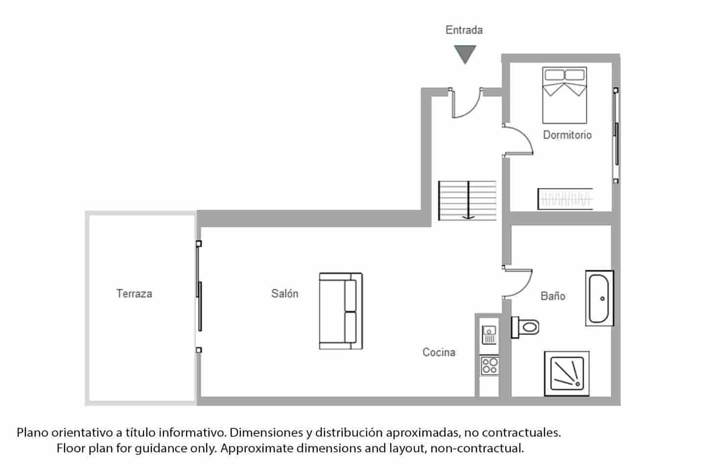 1 soverom Leilighet til salgs i Costa Adeje med svømmebasseng - € 310 000 (Ref: 9186343)