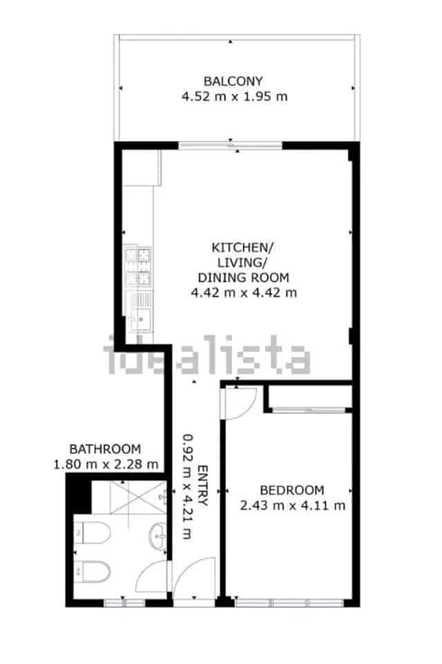 1 Zimmer Wohnung zu verkaufen in Los Cristianos mit Pool - 360.000 € (Ref: 9436283)