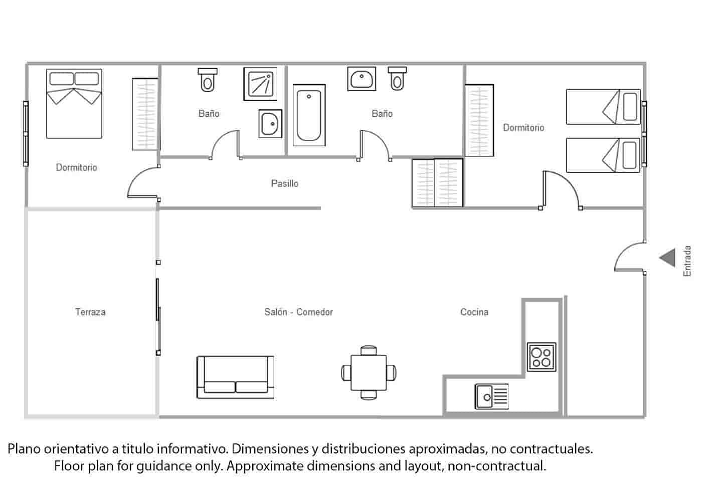 Piso de 2 habitaciones en Playa Paraiso en venta con piscina garaje - 359.000 € (Ref: 9542476)