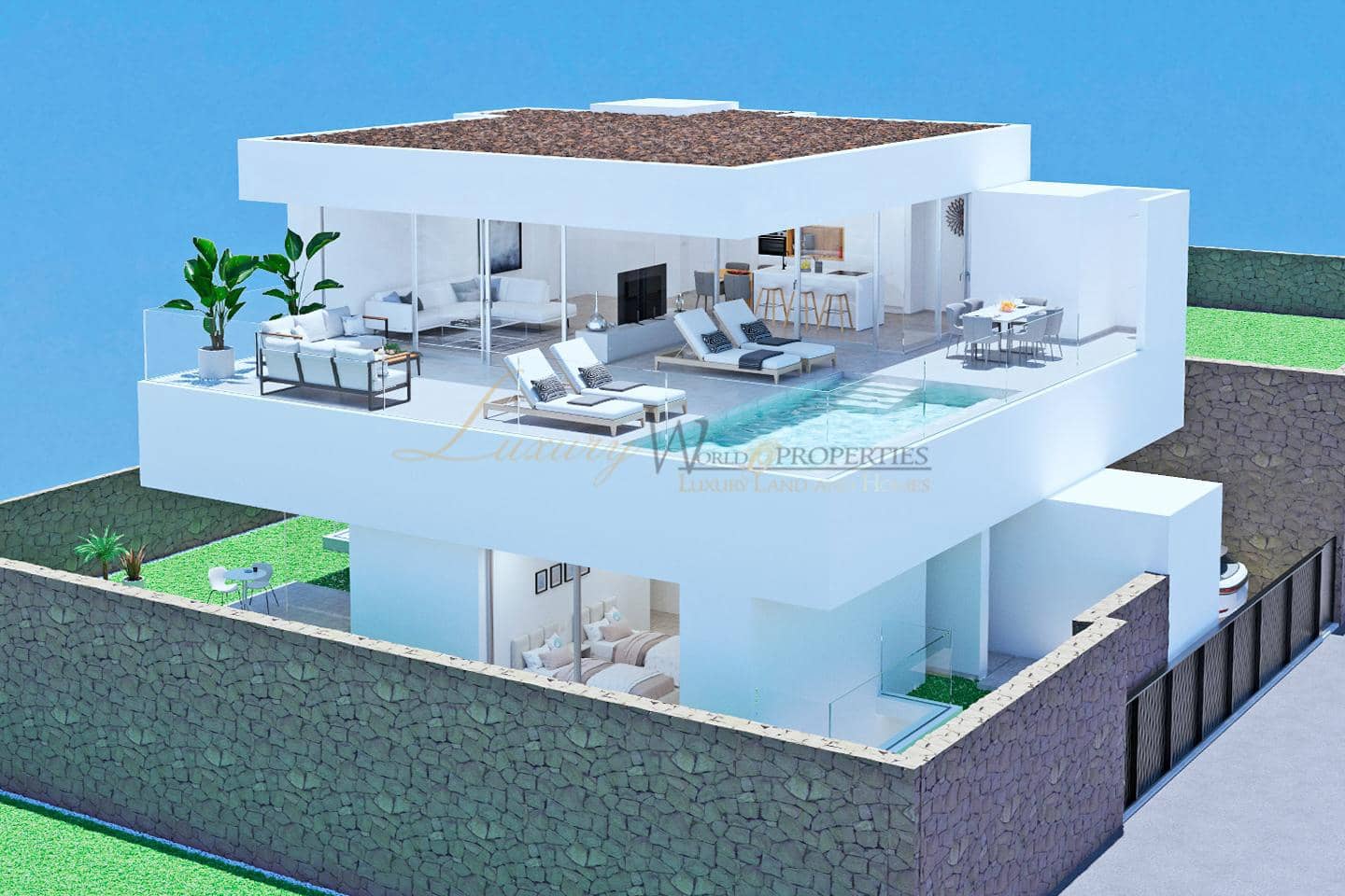 3 soverom Villa til salgs i Callao Salvaje med svømmebasseng garasje - € 1 766 000 (Ref: 9873986)