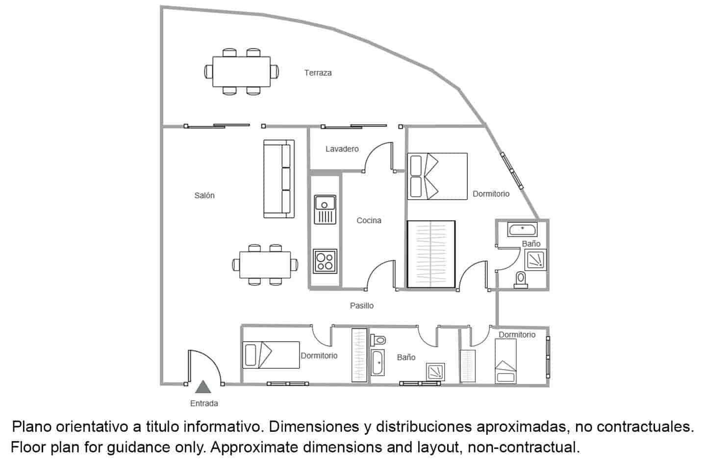 3 camera da letto Appartamento in vendita in Adeje con piscina garage - 520.000 € (Rif: 9924909)