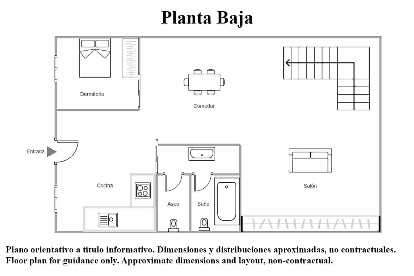 2 bedroom Flat for sale in Costa del Silencio with pool - € 190,000 (Ref: 9964295)