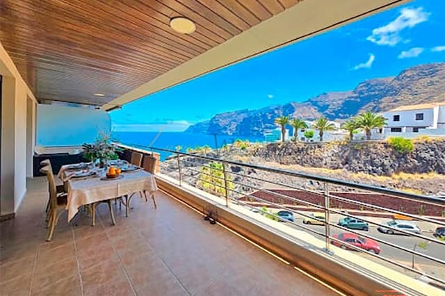 2 sypialnia Mieszkanie na sprzedaż w Los Gigantes, Santiago del Teide z basenem garażem - 670 000 € (Ref: 9973971)