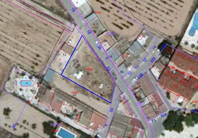 Undeveloped Land for sale in Ubeda, Pinoso - € 55,000 (Ref: 3302861)