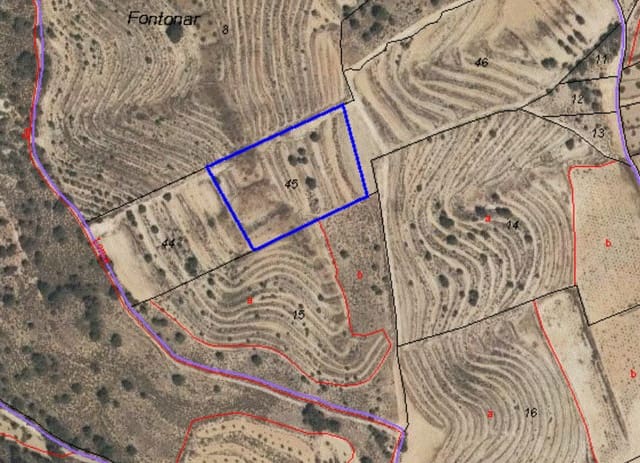 Landgrundstück zu verkaufen in La Zarza, Jumilla - 22.500 € (Ref: 5929720)