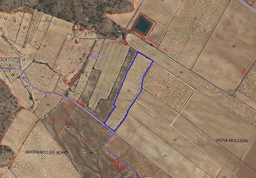 Ubebygd land til salgs i Pinoso - € 56 000 (Ref: 7504659)