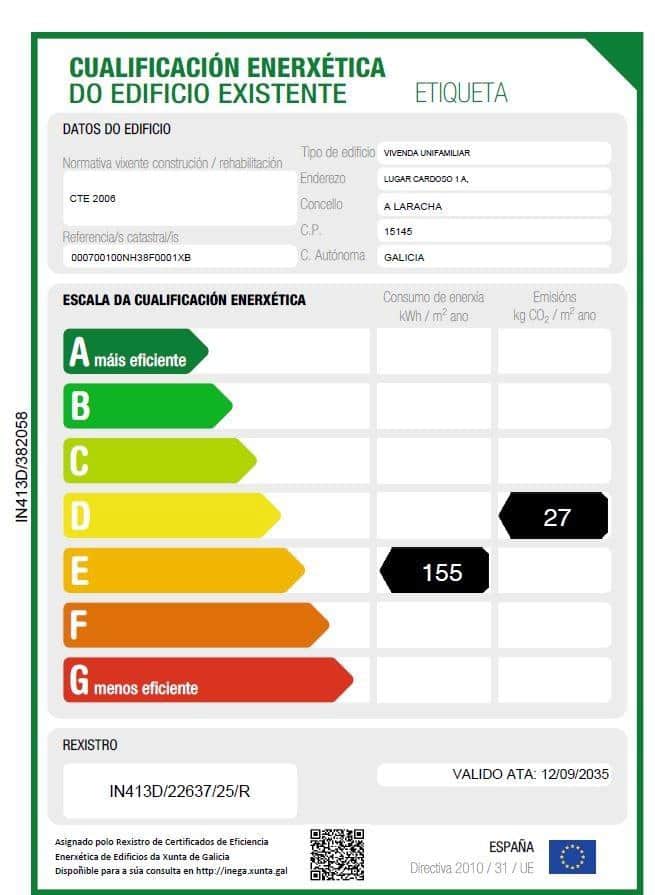 3 soverom Finca/Herregård til salgs i A Laracha med garasje - € 277 500 (Ref: 9383364)