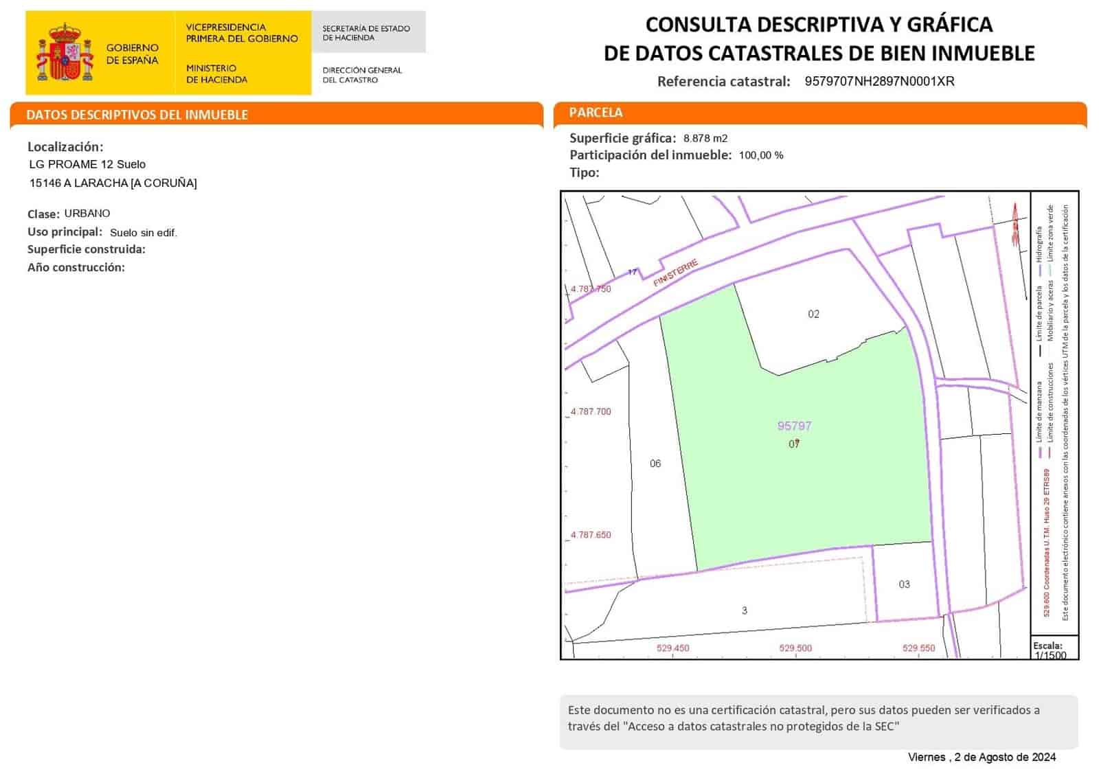 Bouwgrond te koop in A Laracha - € 159.900 (Ref: 9383375)