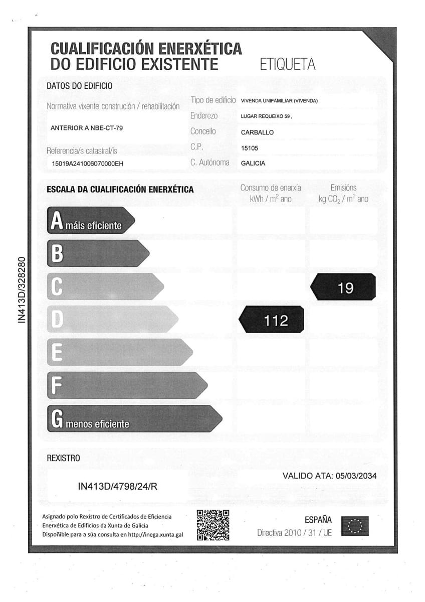 5 sypialnia Willa na sprzedaż w Carballo z garażem - 399 900 € (Ref: 9383391)