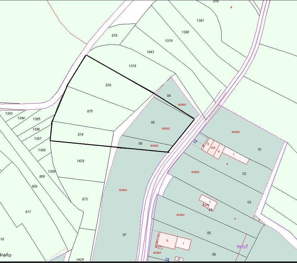 Tomt till salu i Malpica de Bergantinos - 54 900 € (Ref: 9383411)