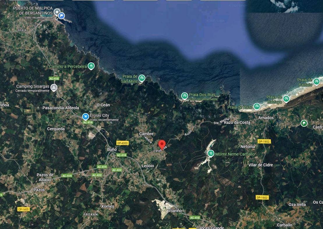 Tomt till salu i Malpica de Bergantinos - 54 900 € (Ref: 9383411)