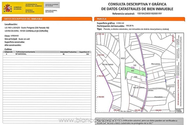Solar/Parcela en Carballo en venta - 69.999 € (Ref: 9383438)