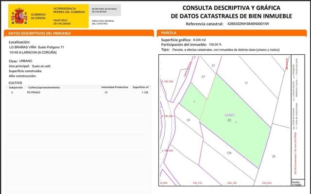 Building Plot for sale in A Laracha - € 45,900 (Ref: 9385472)
