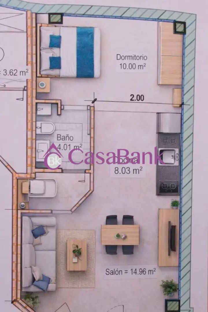 1 soverom Loft til salgs i Cordoba by - € 148 500 (Ref: 9904869)