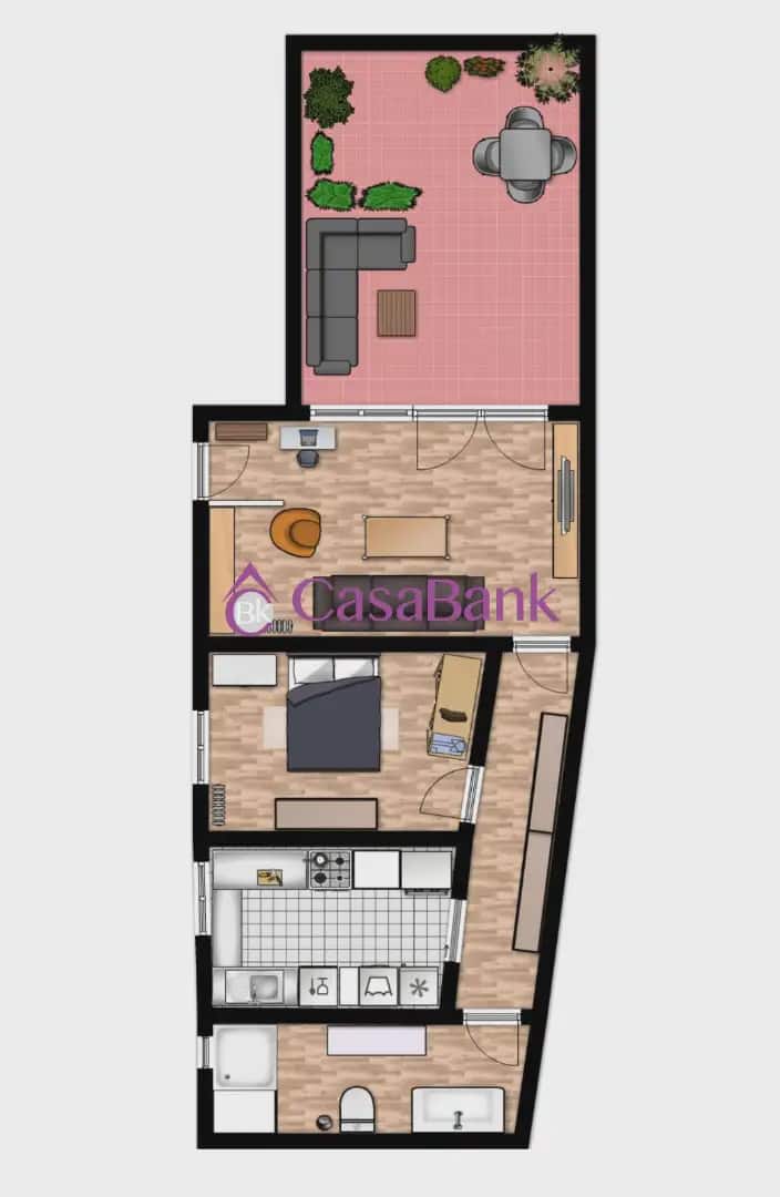 1 quarto Apartamento para venda em Cordova cidade - 285 600 € (Ref: 9911690)