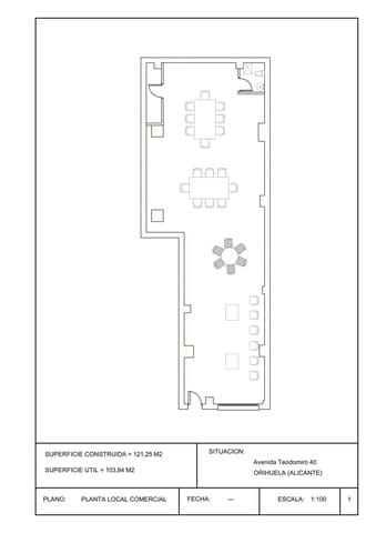 Commercieel te huur in Orihuela - € 1.099 (Ref: 9379433)