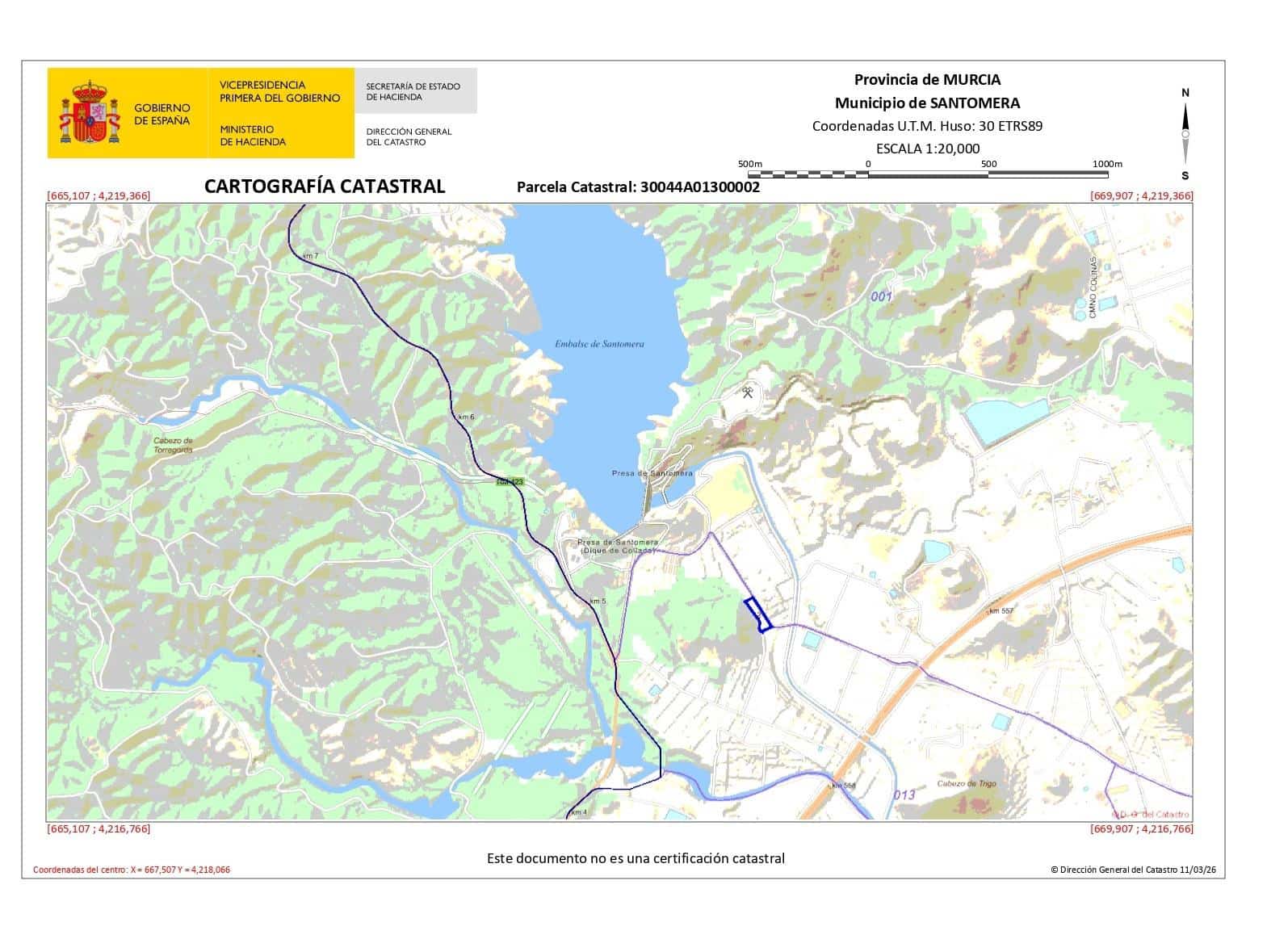Undeveloped Land for sale in Santomera - € 45,000 (Ref: 9714870)