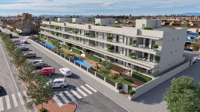 2 sypialnia Apartament na sprzedaż w Los Narejos, Los Alcázares z basenem garażem - 359 000 € (Ref: 10015147)