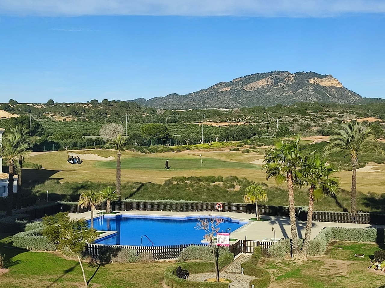 2 chambre Appartement à vendre à Hacienda Riquelme avec piscine garage - 173 995 € (Ref: 10015591)