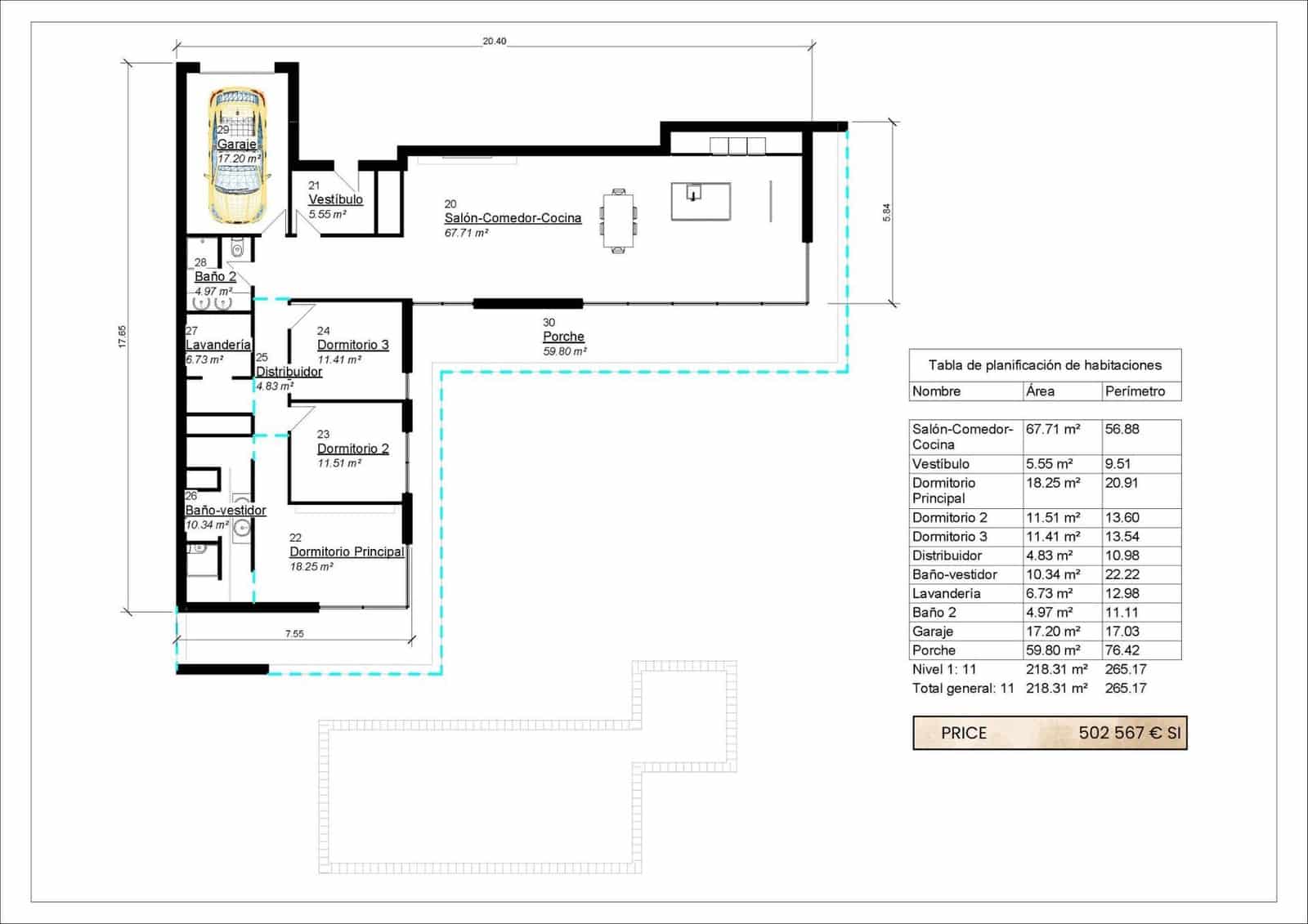 3 sypialnia Willa na sprzedaż w Pinoso z basenem garażem - 552 567 € (Ref: 10017135)