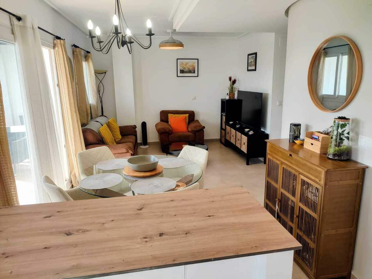 2 chambre Appartement à vendre à Hacienda Riquelme avec piscine garage - 149 995 € (Ref: 10025636)