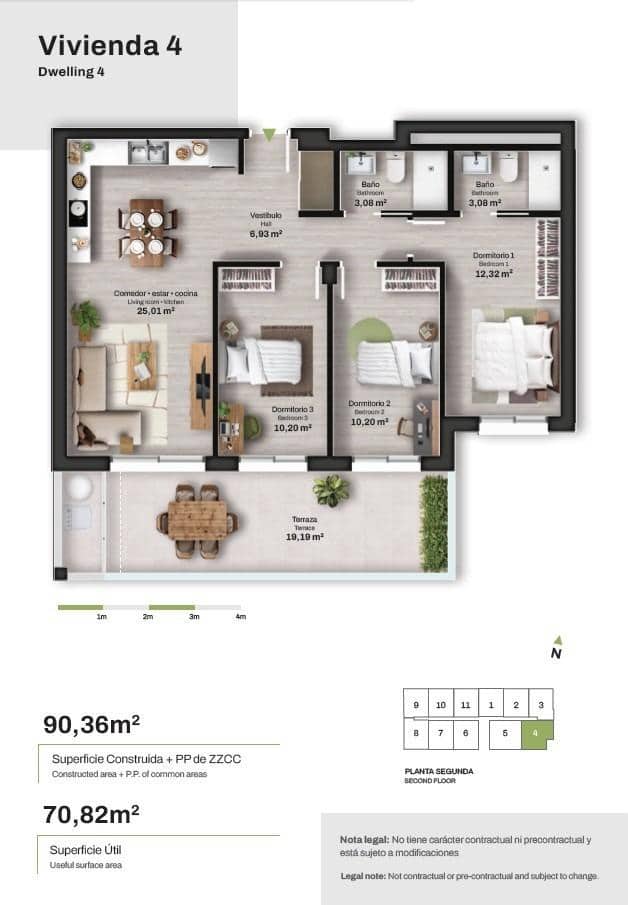 3 camera da letto Attico in vendita in Mojacar con piscina garage - 423.000 € (Rif: 10027825)