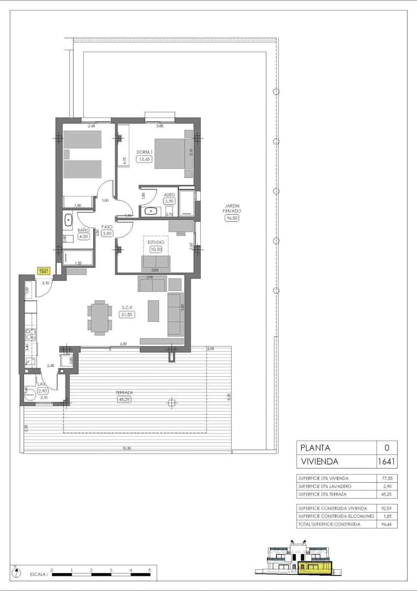 3 Zimmer Bungalow zu verkaufen in Algorfa mit Pool - 349.000 € (Ref: 10034992)