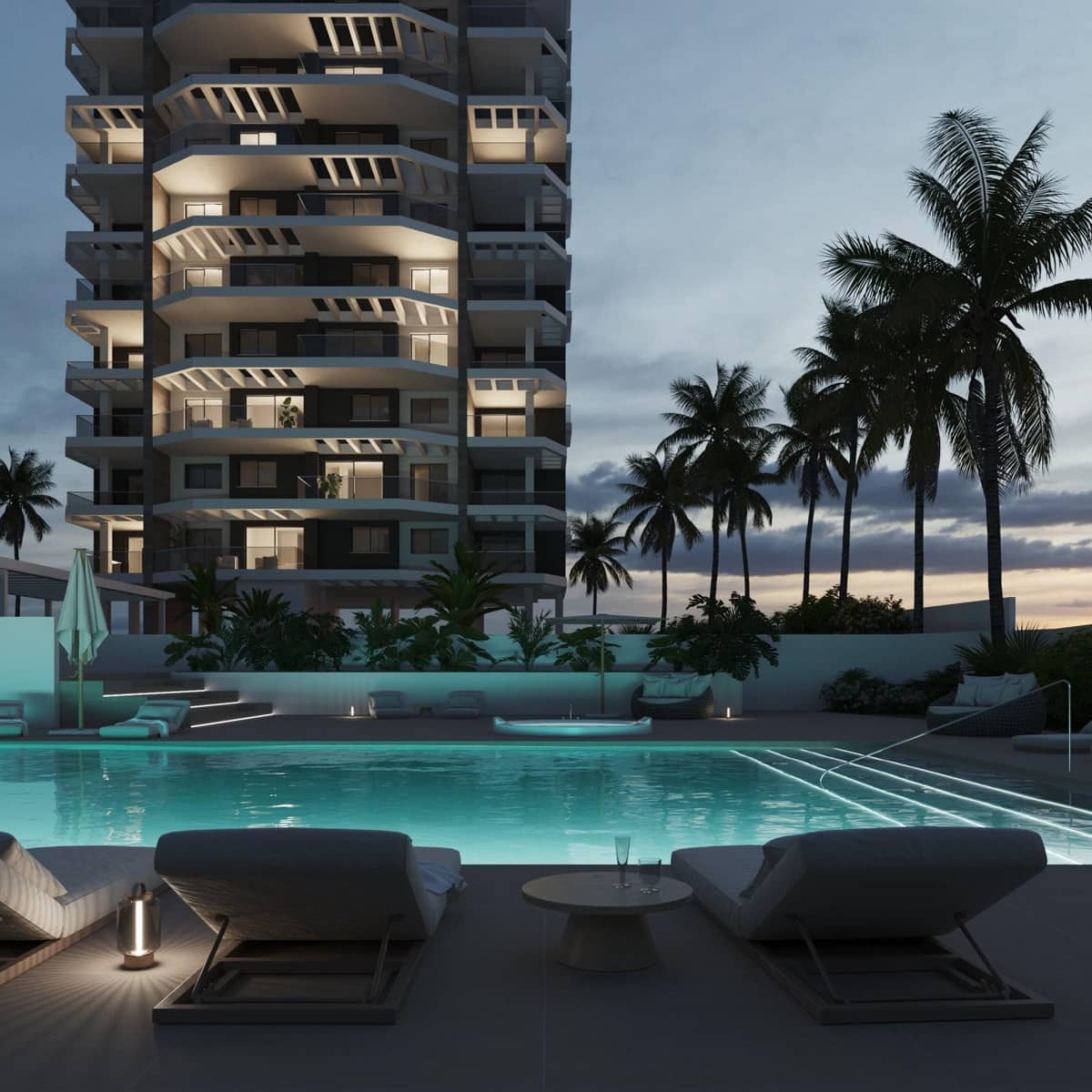 4 sypialnia Penthouse na sprzedaż w Calpe / Calp z basenem garażem - 915 000 € (Ref: 10040735)