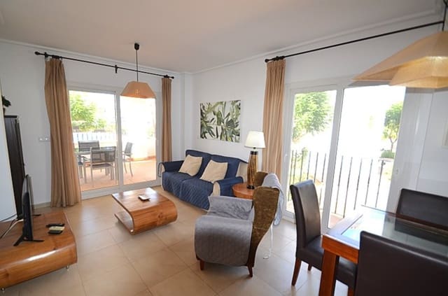 Apartamento de 2 habitaciones en Hacienda Riquelme Golf, Murcia ciudad en venta con piscina - 175.000 € (Ref: 10054530)
