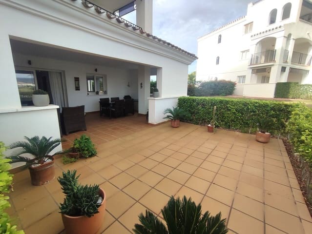 Apartamento de 2 habitaciones en Hacienda Riquelme Golf, Murcia ciudad en venta con piscina garaje - 195.000 € (Ref: 10129319)