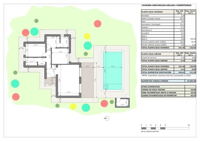 2 soverom Villa til salgs i Pinoso med svømmebasseng - € 363 000 (Ref: 9607593)
