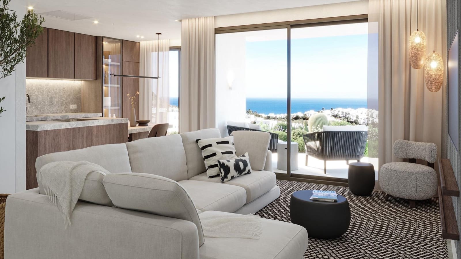 2 sovrum Takvåning till salu i Mojacar med pool garage - 425 000 € (Ref: 9637213)