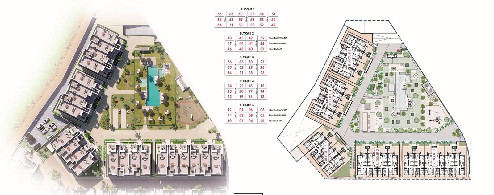 2 soverom Leilighet til salgs i Los Alcazares med svømmebasseng garasje - € 329 000 (Ref: 9666211)