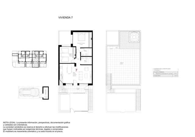 2 slaapkamer Bungalow te koop in Los Peñascos - El Salero - Los Imbernones, San Pedro del Pinatar met garage - € 319.900 (Ref: 9679588)