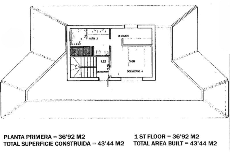 4 soverom Villa til salgs i Campos del Rio med svømmebasseng garasje - € 389 000 (Ref: 9764879)
