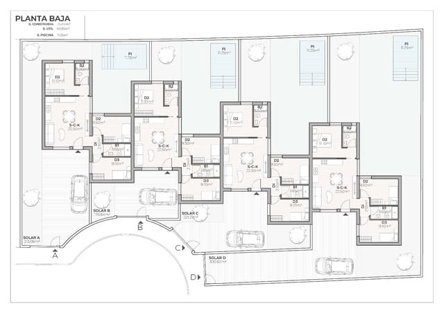 3 bedroom Villa for sale in Mazarrón ciudad, Mazarrón with pool garage - € 269,900 (Ref: 9935968)