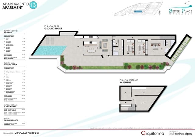 3 soverom Leilighet til salgs i Calpe / Calp med svømmebasseng garasje - € 1 450 000 (Ref: 9945360)