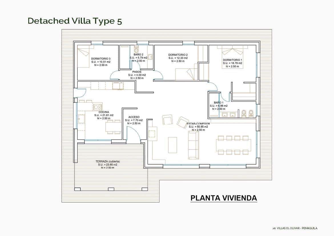 3 Zimmer Villa zu verkaufen in Penaguila mit Garage - 493.000 € (Ref: 9952008)