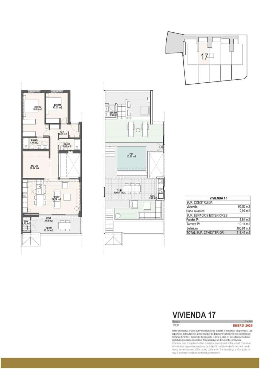 3 Zimmer Bungalow zu verkaufen in Pilar de la Horadada mit Pool Garage - 439.000 € (Ref: 9996762)