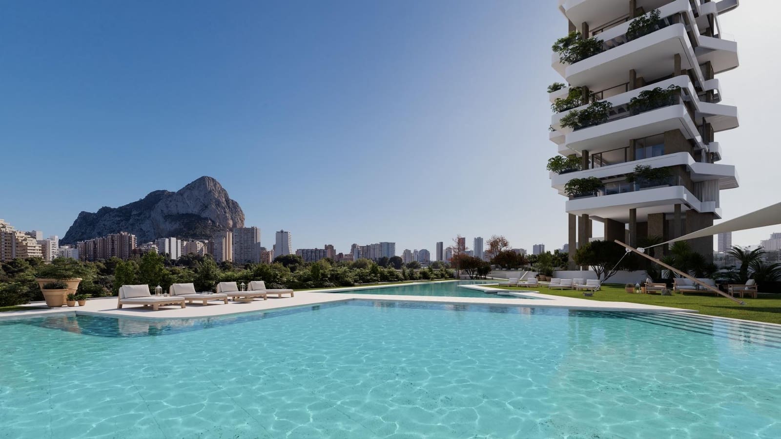 3 sovrum Lägenhet till salu i Calpe / Calp med pool garage - 857 000 € (Ref: 9999740)