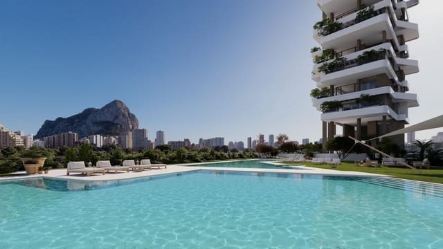 3 sovrum Lägenhet till salu i Levante - Playa Fossa, Calpe / Calp med pool garage - 857 000 € (Ref: 9999740)
