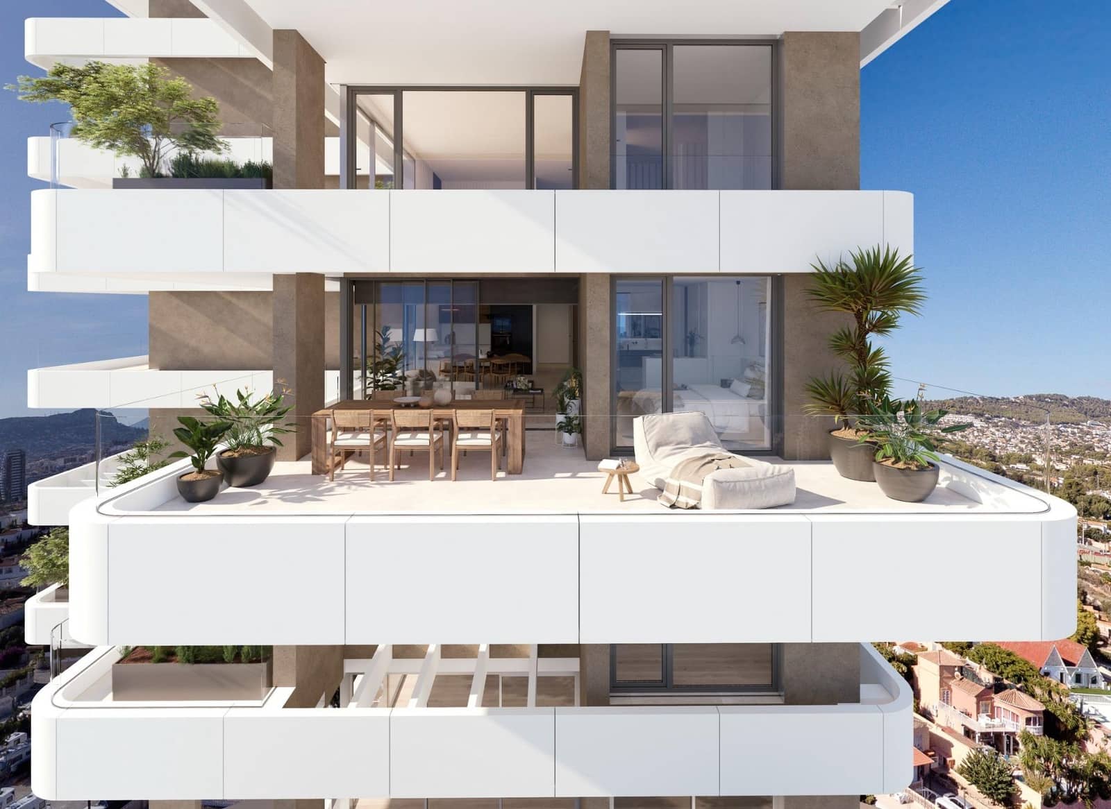 3 sovrum Lägenhet till salu i Calpe / Calp med pool garage - 857 000 € (Ref: 9999740)