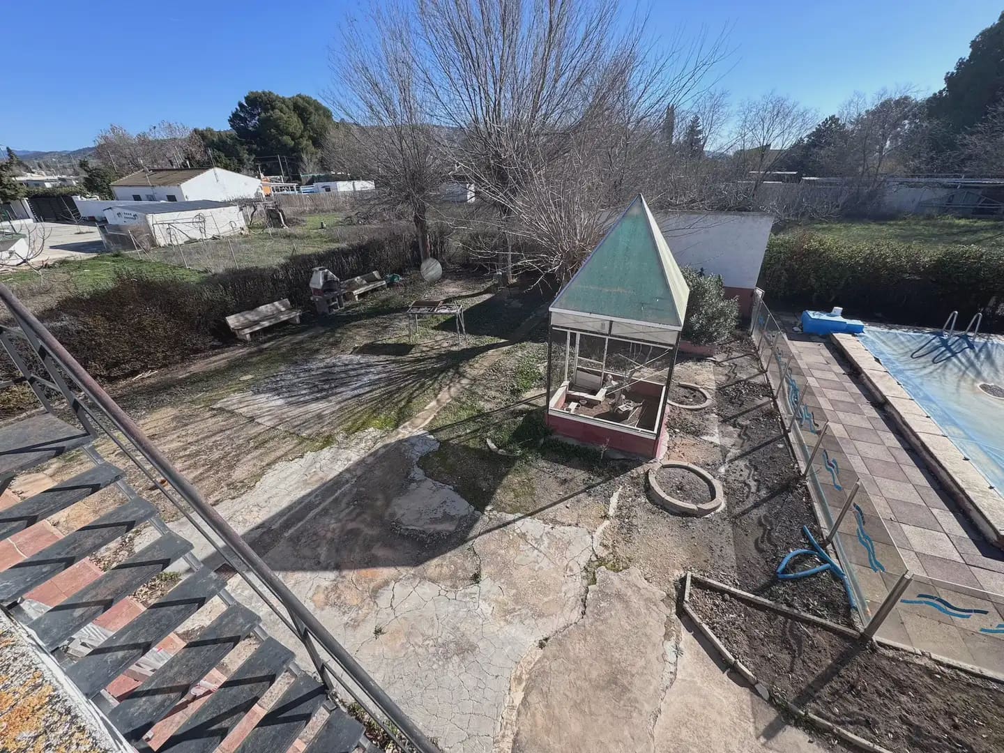 7 chambre Finca/Maison de Campagne à vendre à Villena avec piscine garage - 150 000 € (Ref: 9779001)