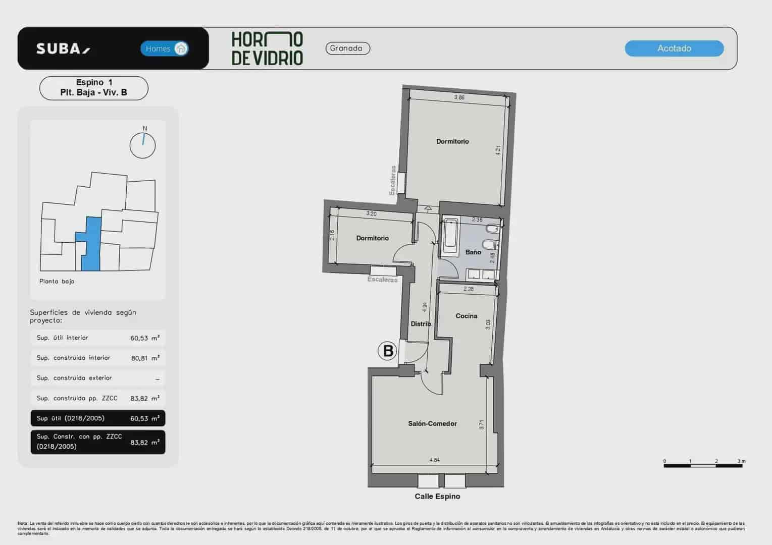 Flat te koop in Granada stad - € 269.000 (Ref: 9836899)
