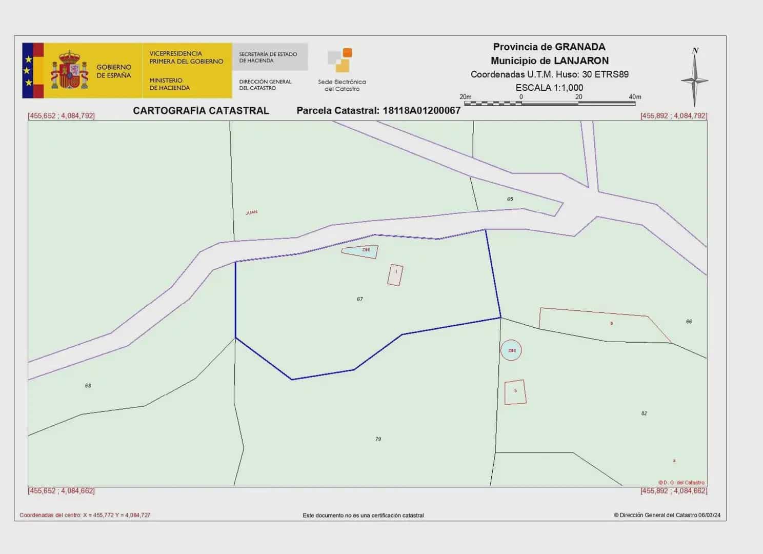 Finca/Country House for sale in Lanjaron - € 33,000 (Ref: 9836953)